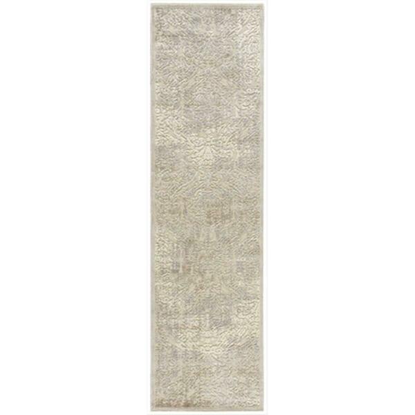 Nourison Graphic Illusions Area Rug Collection Ivory 2 ft 3 in. x 8 ft Runner 99446131621